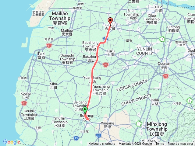 白沙屯-北港-崙背