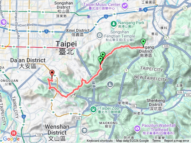 台北大縱走第六段中華科大到富陽公園預覽圖