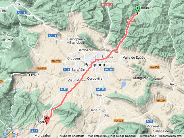 Larrasoana 到uterga