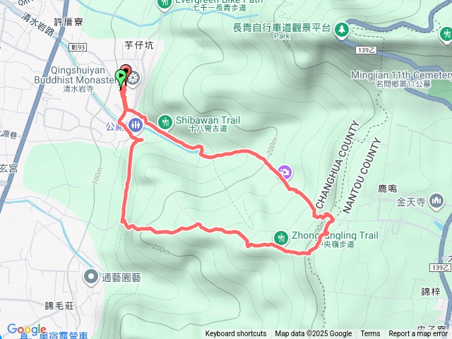 清水岩中央嶺造林步道20251207預覽圖