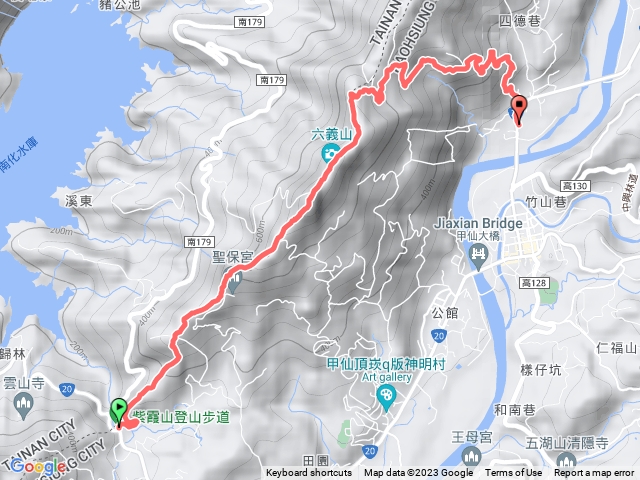 六義山紫霞山到甲仙化石館完成230226