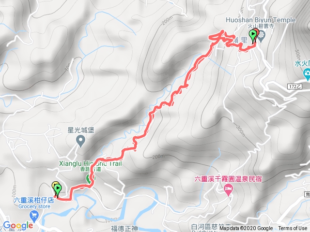 六溪香路古道－碧雲寺起走