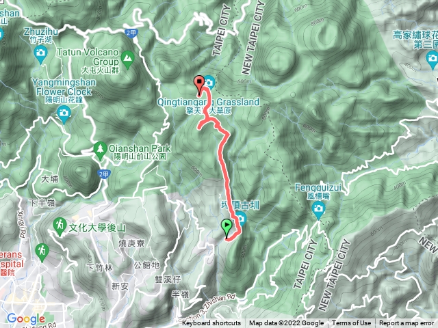 瑪礁古道-竹篙山-擎天崗