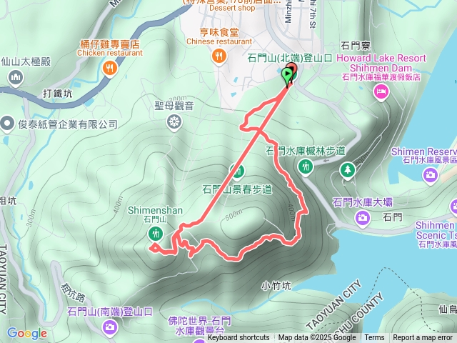 石門山（景春步道上，環湖步道下）