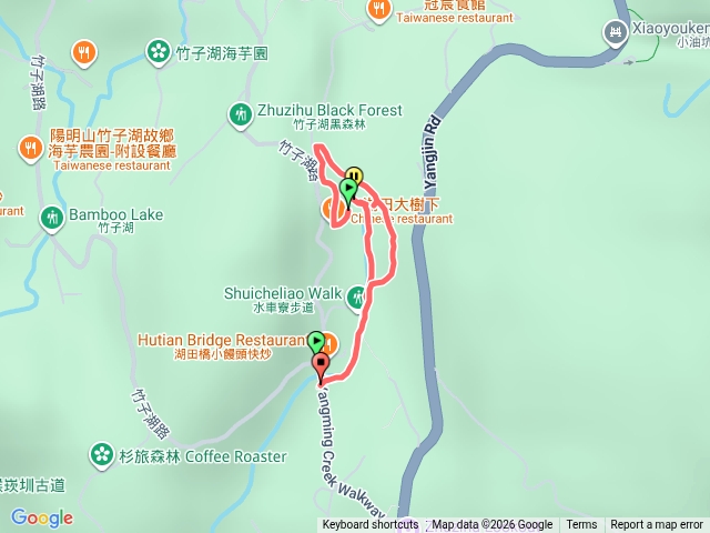 竹北湖海芋水車寮步道