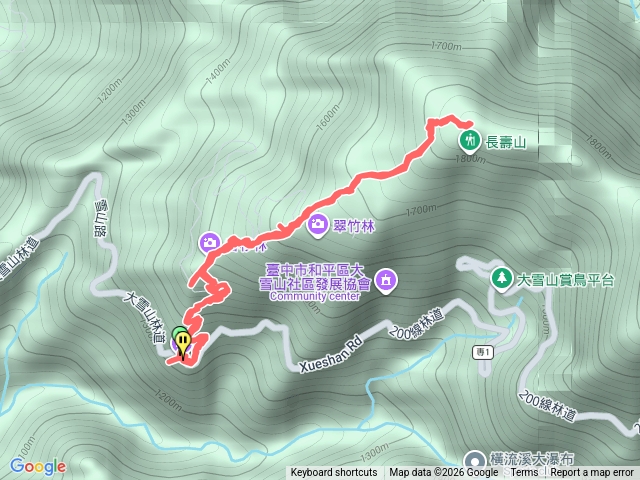 大雪山林道19.8k處登山口走長壽山（肥崠山）預覽圖