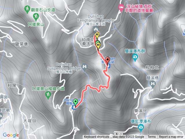 獨立山上走下火車