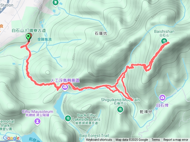 打鐵寮古道白石山