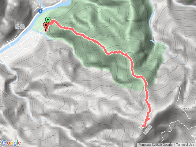 松鶴部落上八仙山主峰