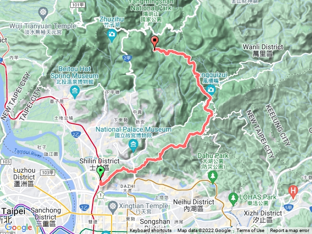台北大縱走集字任務 背包客第五段
