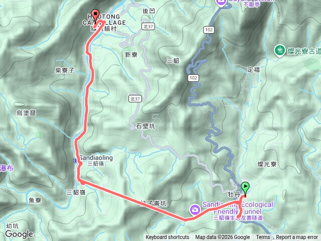 牡丹➡️三貂嶺隧道➡️猴硐➡️貓村