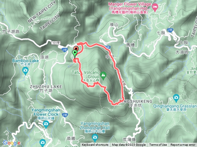 ⛰️七星山主峰、東峰歩道．陽明山国立公園（2022.12.25）