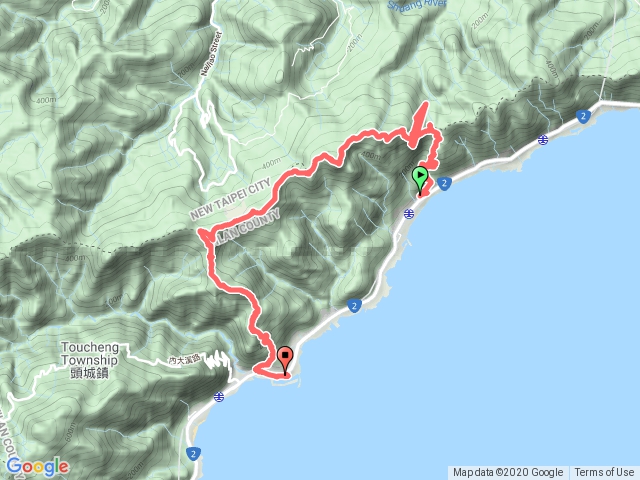 草嶺古道大里上大溪下桃源谷