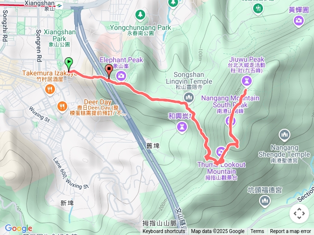象山-拇指山-南港山
