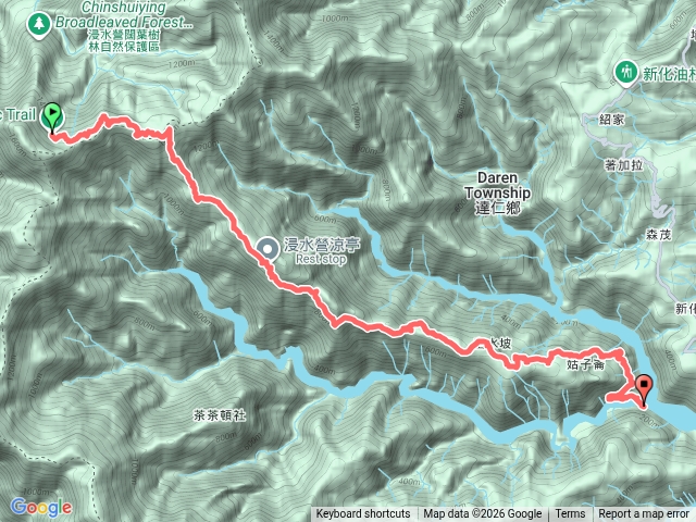 浸水營古道（大漢林道往姑仔崙吊橋）預覽圖