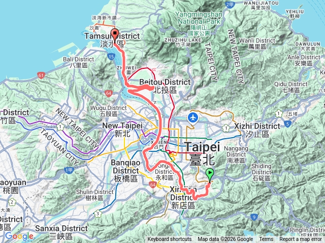 2026.01.10台北大縱走第八段加碼關渡到淡水預覽圖