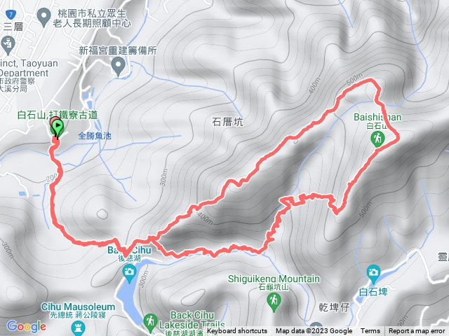 打鐵寮 白石山 石厝坑 O型