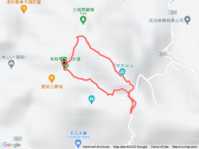大尖山，登財步道