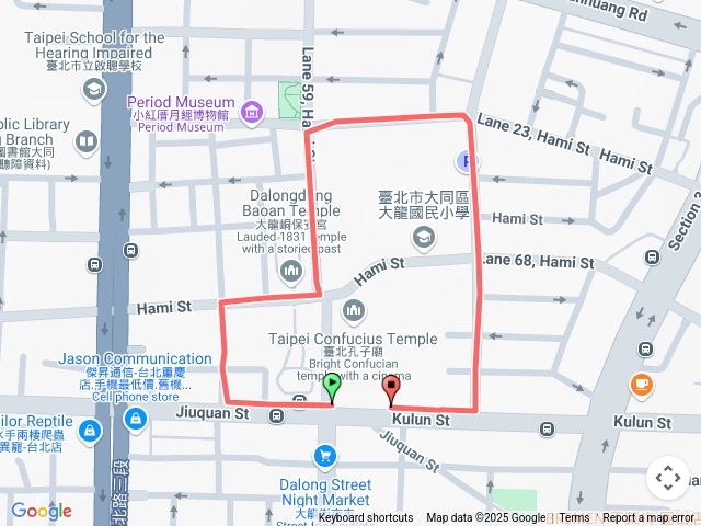 歷史人文踏查步道（臺北孔子廟、大龍峒保安宮）