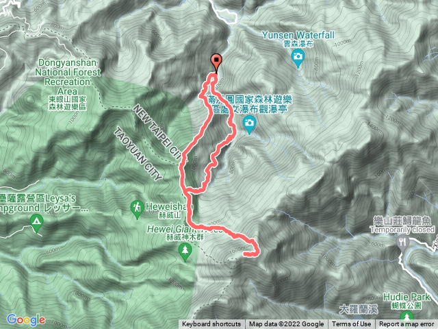 20220409-天德巷-拉卡山-多崖山-北插天山(29刷)-多崖山~北插天山 5/1 啟用的新路線