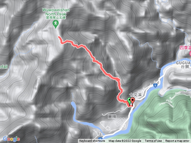 屋我尾老三麗陽登山口