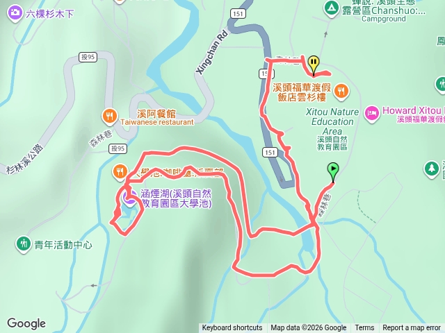 溪頭大學池步道預覽圖