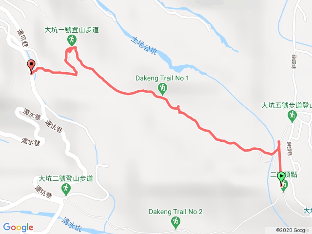 大坑二號上一號下