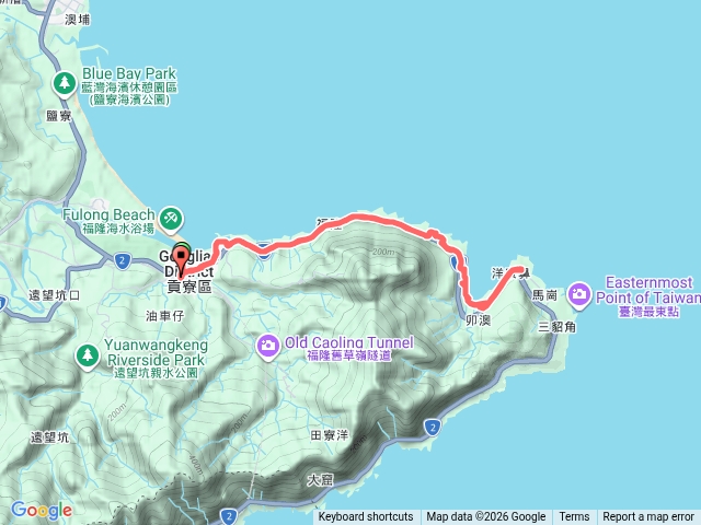 福隆-馬崗海線來回