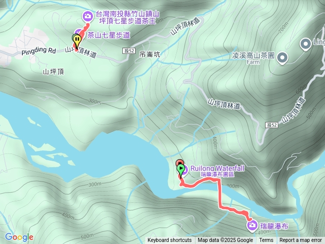 20251010竹山七星茶園+瑞龍瀑布步道