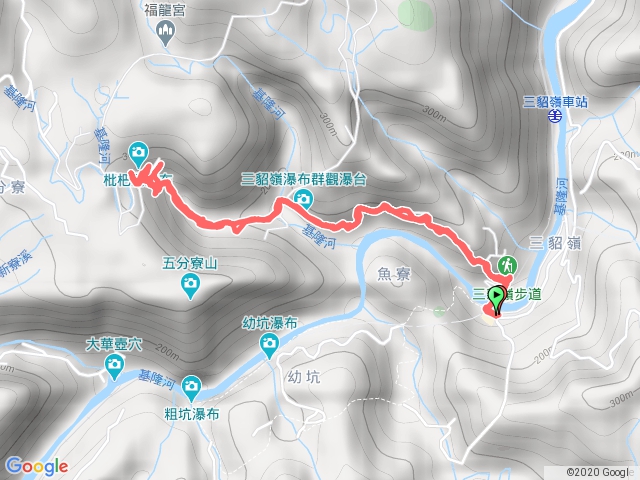 三貂嶺瀑布群往返