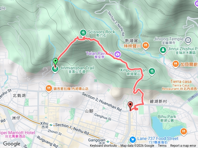 內湖金面山