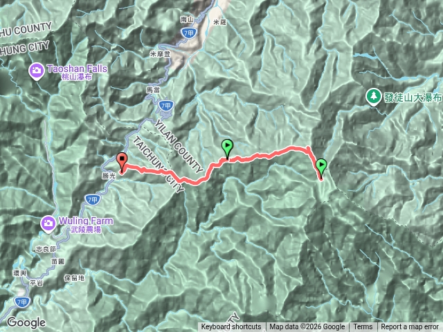 南湖山屋-陵雲山莊-南湖登山口-勝光山-菜車預覽圖