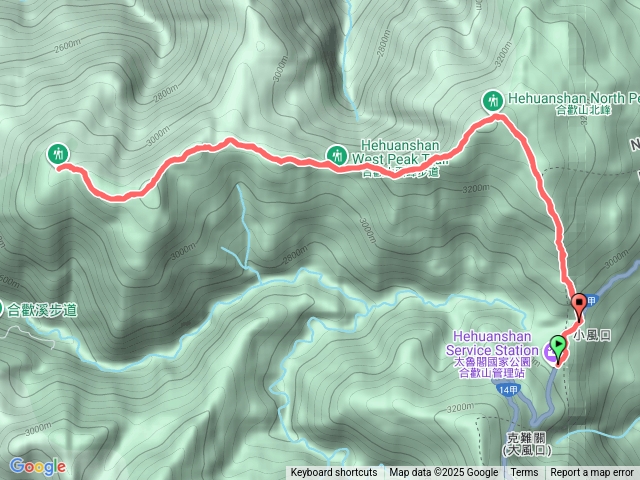 20250929合歡北西北