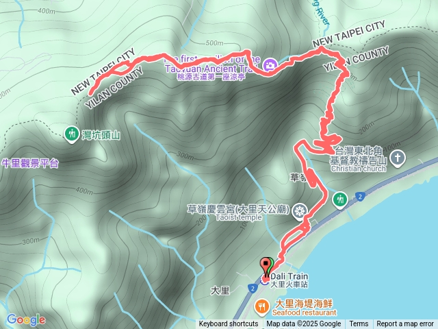 1141129大里車站-草嶺古道-埡口-桃源谷步道-大里車站