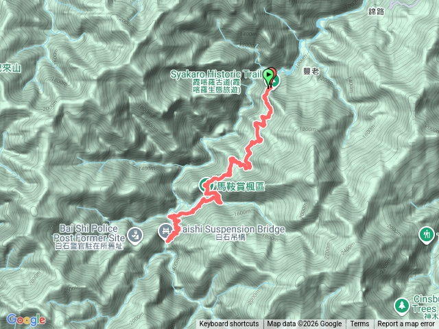 霞喀羅古道預覽圖