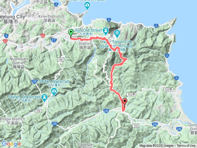 淡蘭古道北路-瑞芳、九份、牡丹、雙溪