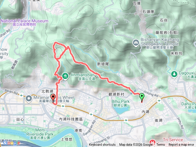金面山，小金面山，西湖山-2026-01-03預覽圖