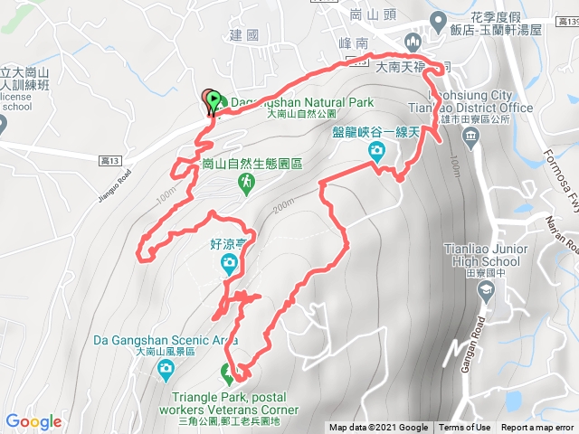 20210411高雄阿蓮大崗山(自然公園上盤龍峽谷下)