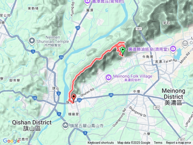 旗靈縱走預覽圖