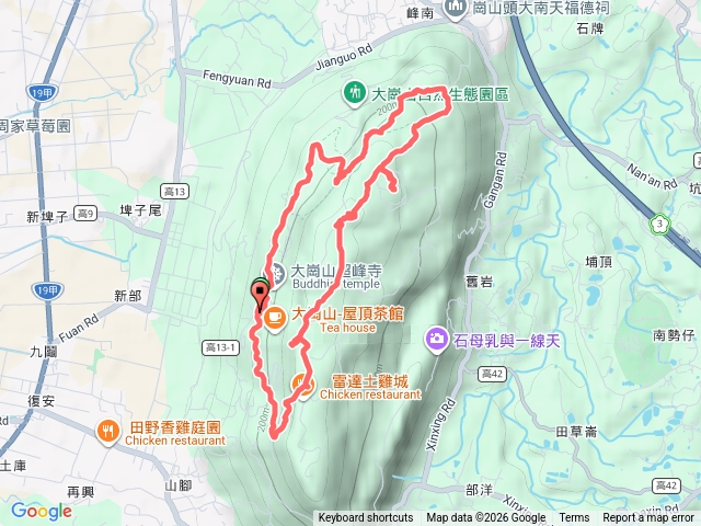 大崗山盤龍峽谷一線天預覽圖