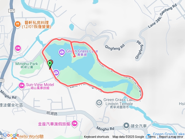 青草湖環湖步道預覽圖