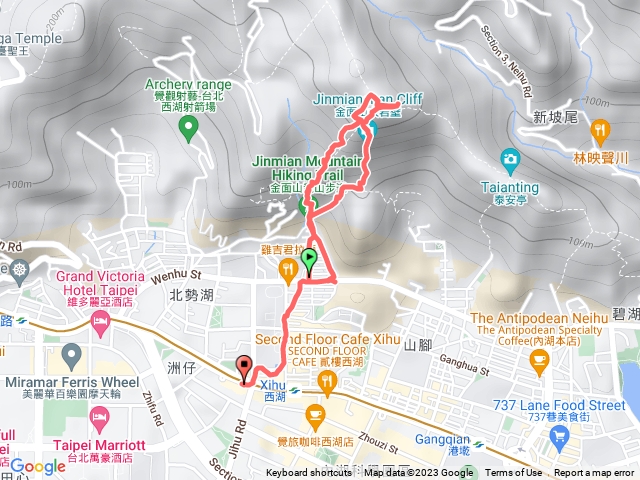 金面山步道剪刀石