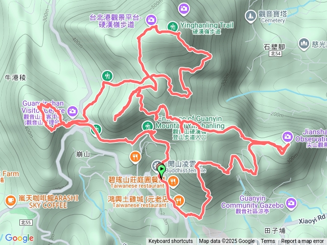 20251221-開著60年老爺車爬-觀音山（19+2）連峰-第39刷-開山凌雲寺起登預覽圖