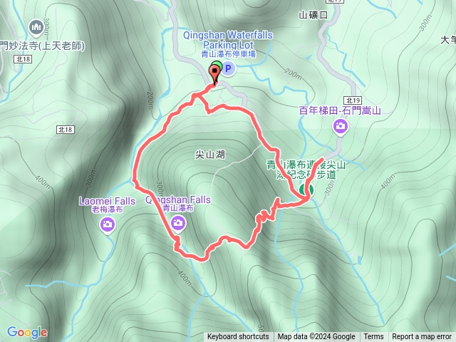 青山瀑布+尖山碑預覽圖