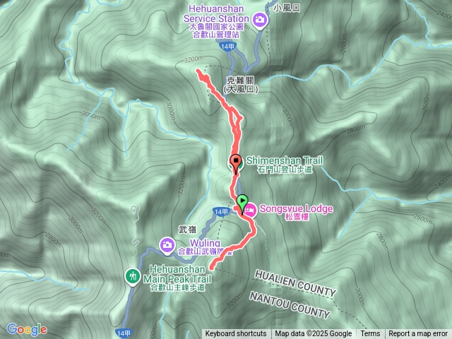 合歡山東峰、合歡尖山、石門山、南哈哈山、哈哈山、石門山北峰.Vito.20251129預覽圖