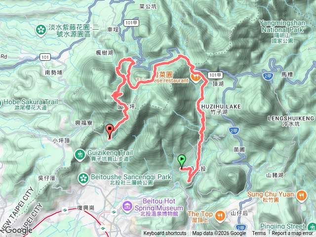 泉源國小到清天宮之陽明山隨意行