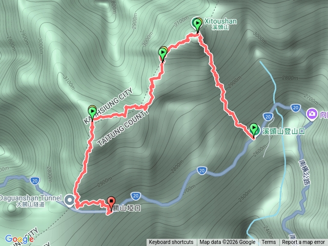 溪關縱走（溪頭山-關山嶺山