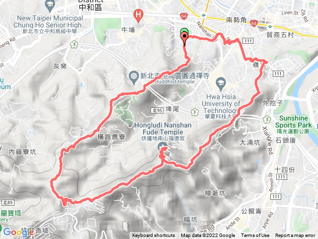圓通寺烘爐地登山步道（復興國小-烘爐地-復興國小）O遶