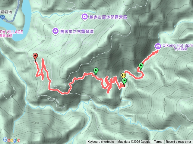 七坑野溪溫泉跨年
