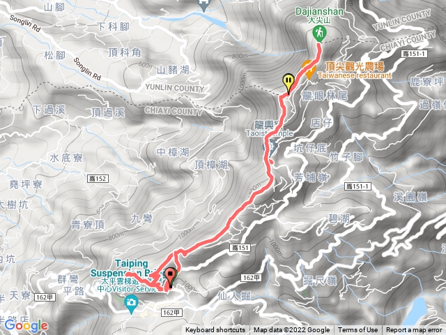 雲嘉太平大尖五連峰